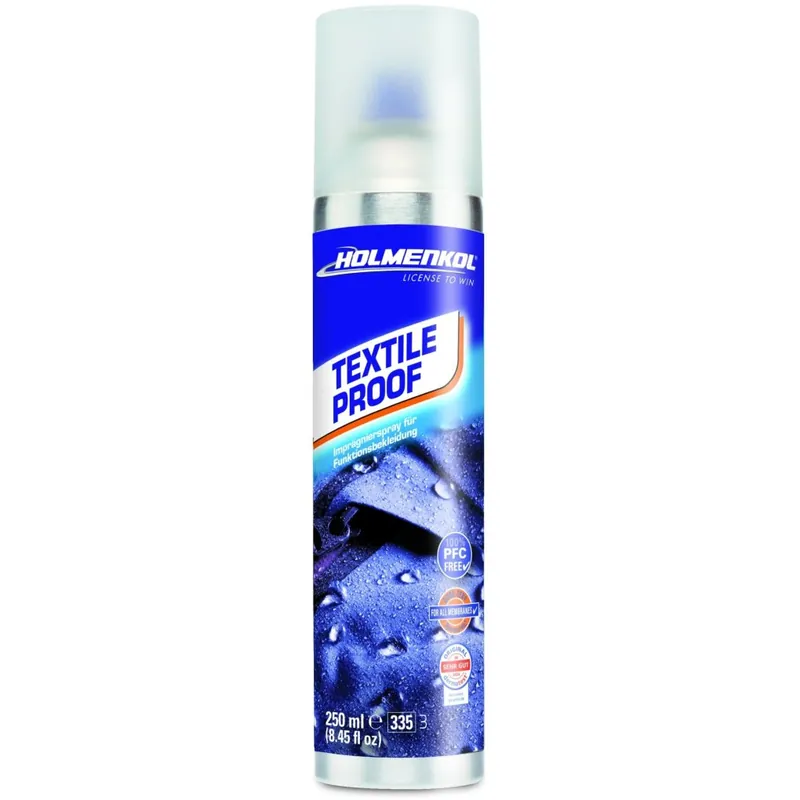 Preisreduziert Holmenkol Textile Proof - Imprägnierspray für Funktionsbekleidung - 250ml
