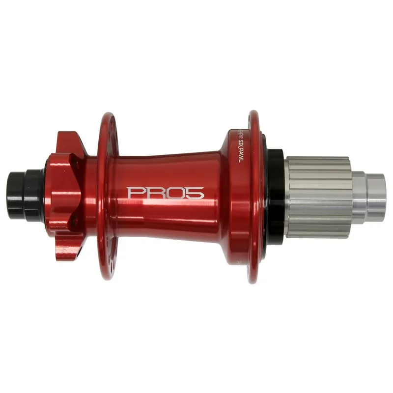 Sofort Bestellen Hope Pro 5 Hinterradnabe - 6-Bolt - 12x148mm Boost Shimano Micro Spline - rot