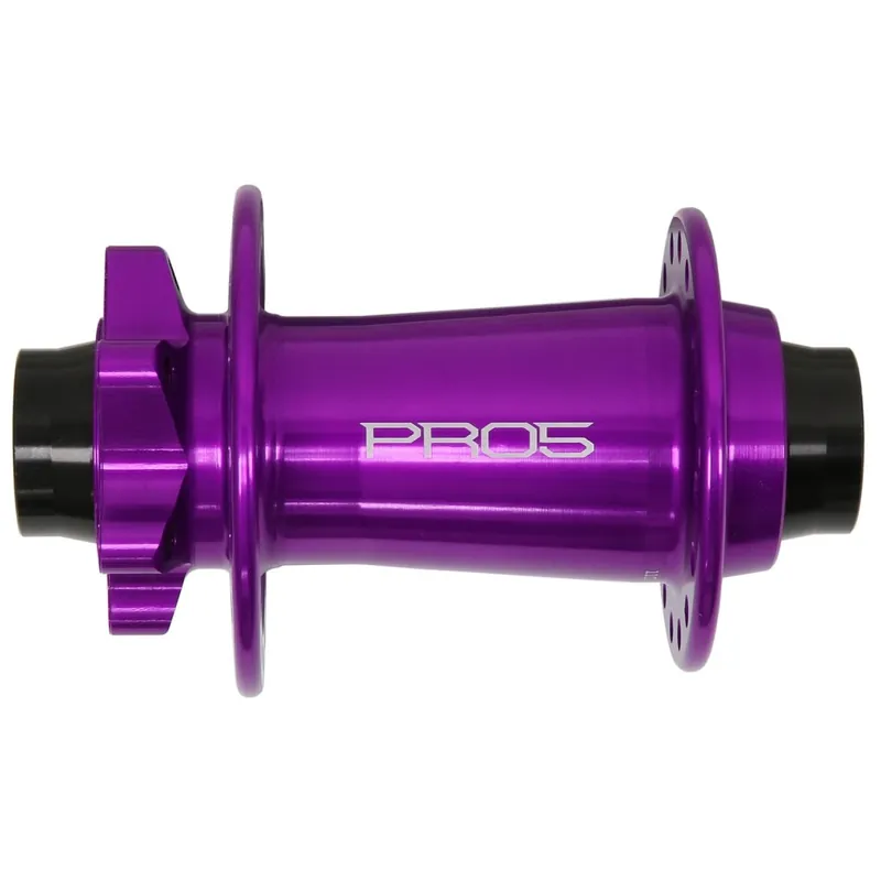Hope Pro 5 Vorderradnabe - 6-Bolt - 20x110mm Boost - lila Geprüft