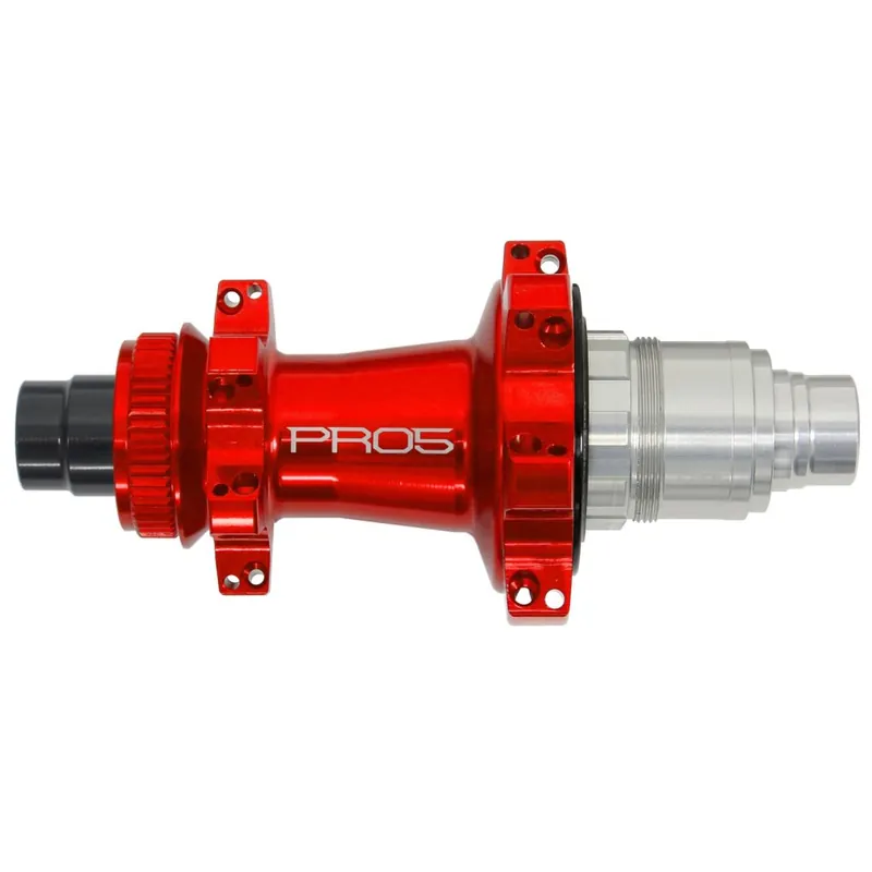 Hope Pro 5 Straightpull Hinterradnabe - Centerlock - 12x142mm SRAM XDR - rot Markenprodukt