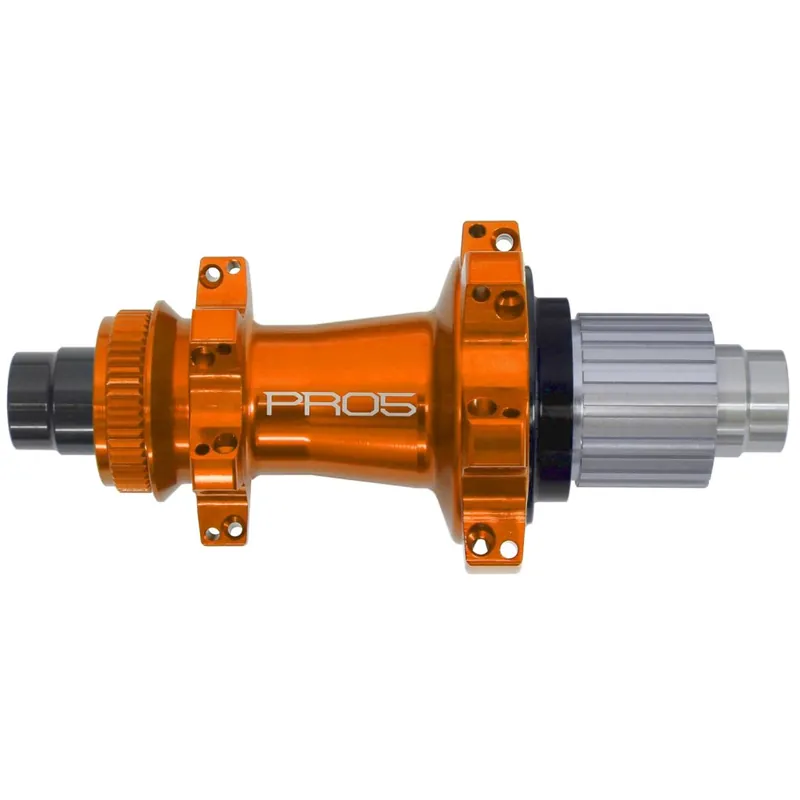 Hope Pro 5 Straightpull Hinterradnabe - Centerlock - 12x148mm Boost Shimano Micro Spline - orange Preis Gesenkt