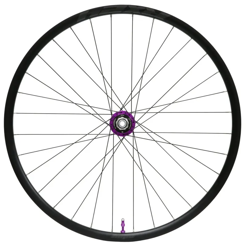 Hope RX24 - Pro 5 Hinterrad - 28" Clincher 28-Loch Centerlock - 12x142mm - XDR violett Abverkauf