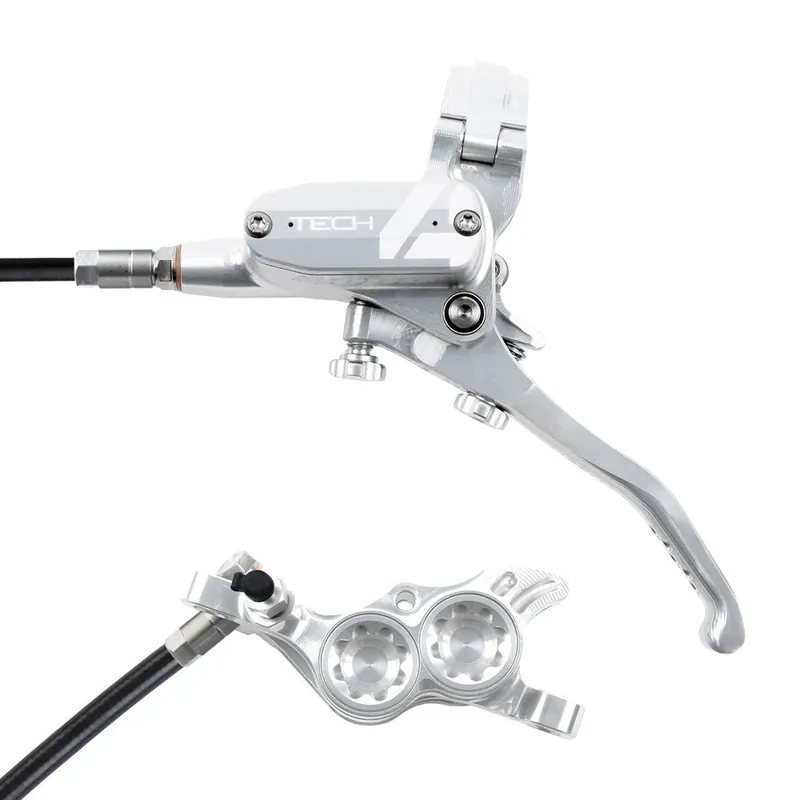 Schnäppchen Hope Tech 4 E4 Scheibenbremse - silber/silber - Hebel rechts