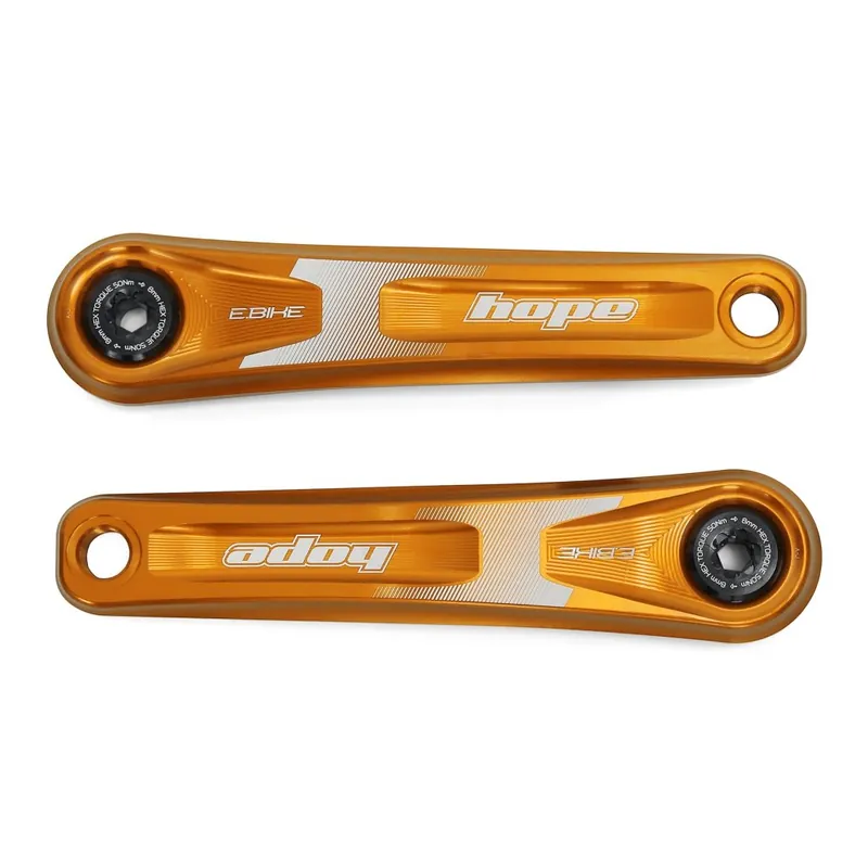 Hope E-Bike Kurbelarme für Specialized - orange Neue Kollektion