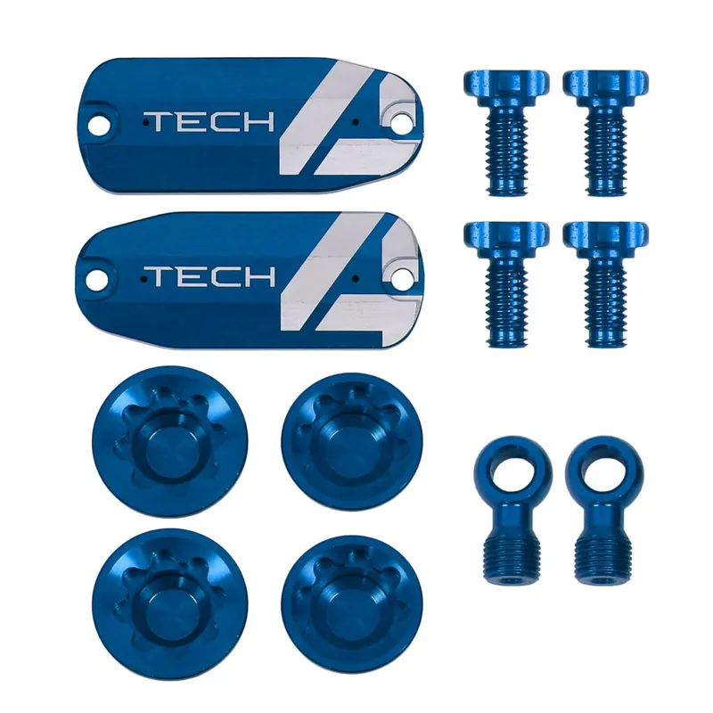 Hope Custom Kit für Tech 4 V4 Scheibenbremse 1 Paar - blau Günstig