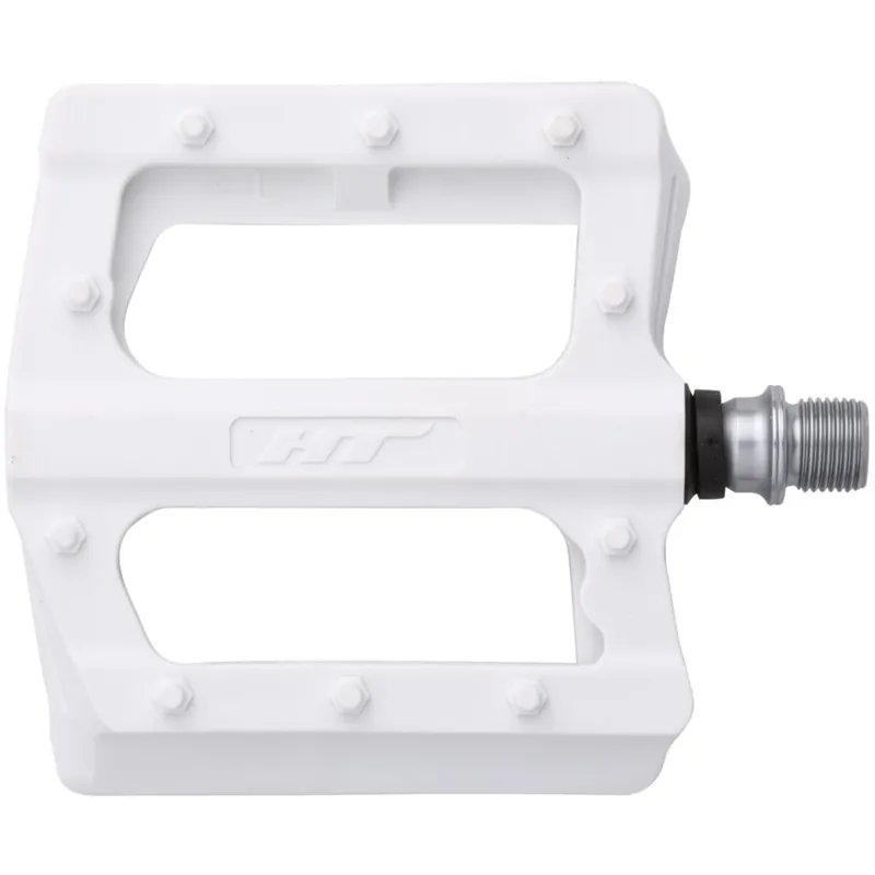 HT PA12 NANO P Flat Pedal - weiß Highlight