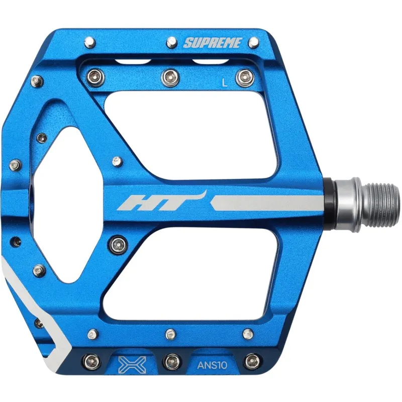 Preiswert HT ANS10 Plattformpedale - Supreme NANO-S CrMo-Achse - royal blue
