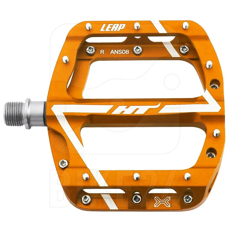 Sale HT ANS08 Plattformpedale - Leap NANO-S CrMo Axle - orange