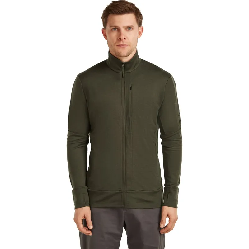 Preiswert Icebreaker Merino 260 Quantum Zip-Jacke Herren - Dark Loden