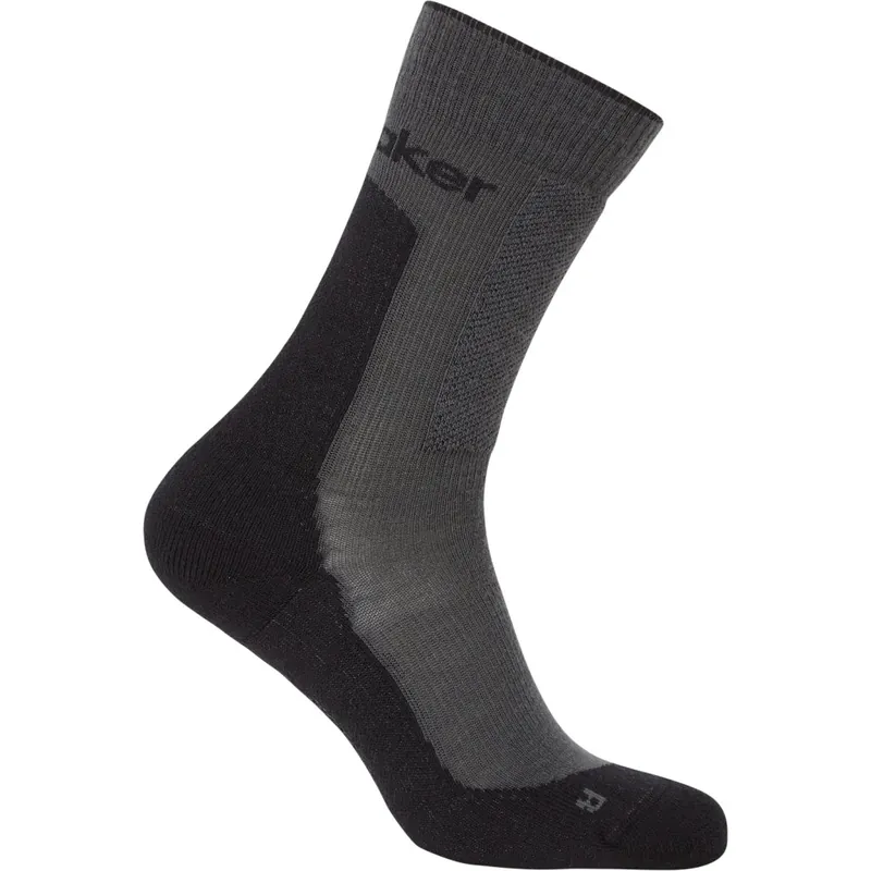 Icebreaker Merino Hike+ Medium Socken Crew Damen - Obsidian/Schwarz Abverkauf