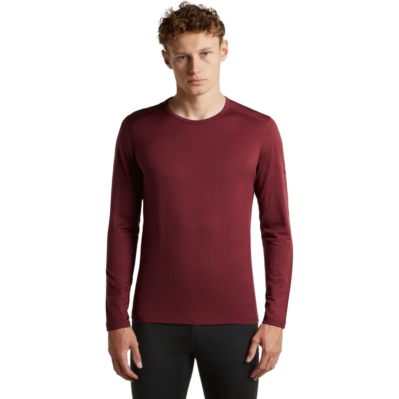 Icebreaker Merino 200 Oasis Thermo-Langarmshirt mit Rundhalsausschnitt Herren - Port Preisknaller