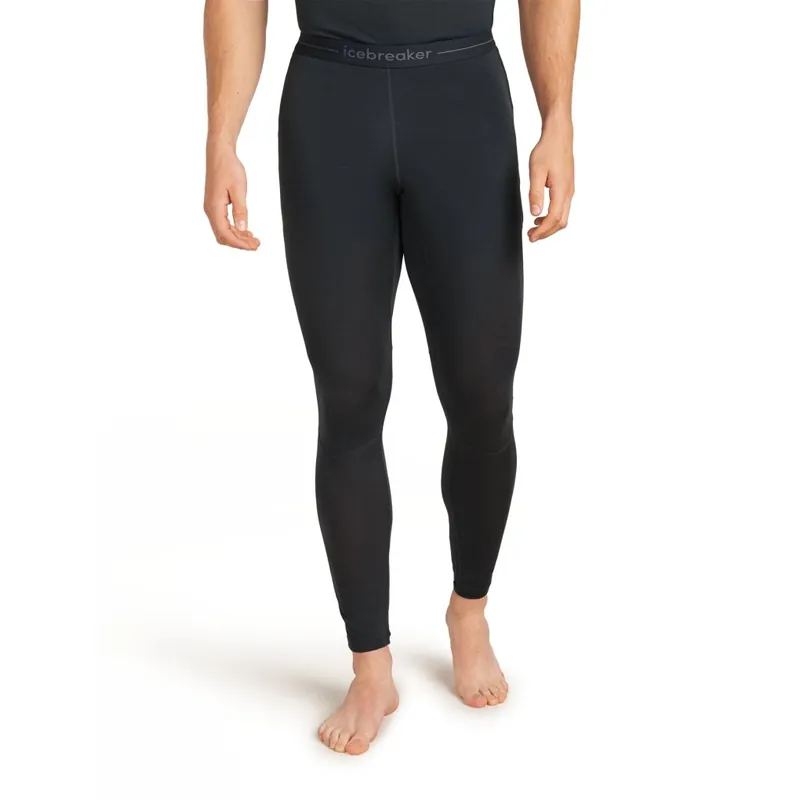 Billig Icebreaker 125 ZoneKnit™ Merino Thermo-Leggings Herren - Schwarz
