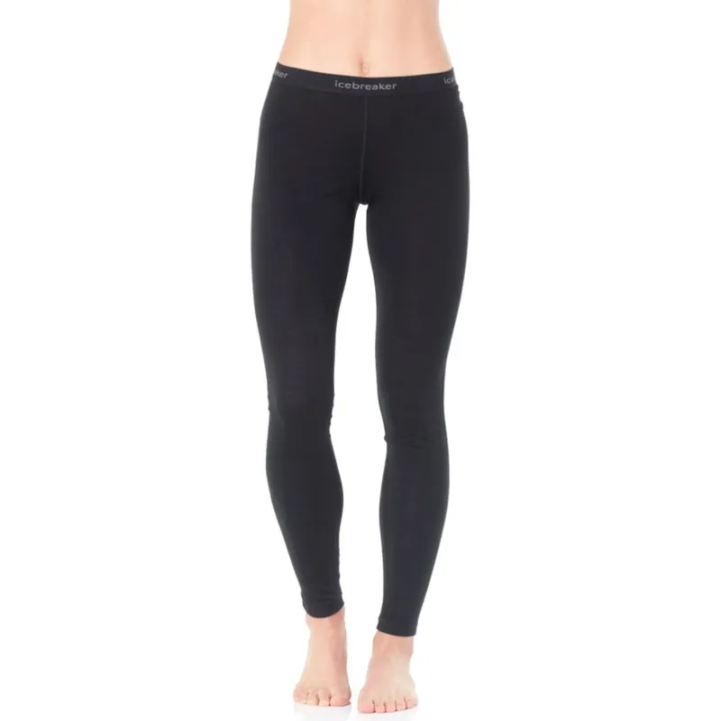 Icebreaker Merino 200 Oasis Thermo-Leggings Damen - Schwarz Direktkauf