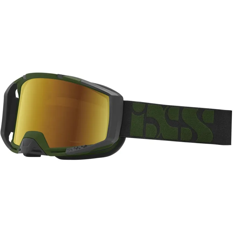 Meistverkauft iXS Trigger Mirror Goggle - olive/mirror gold