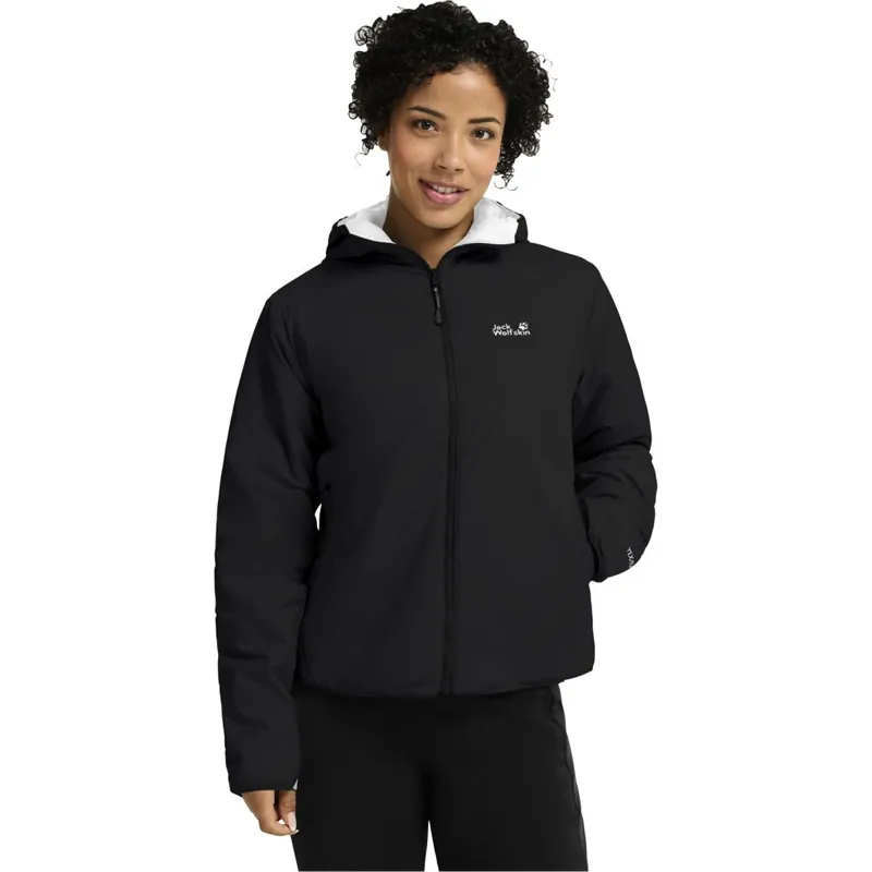 Top-Preis Jack Wolfskin Trail Light Isolierte 2-in-1-Jacke Damen - black