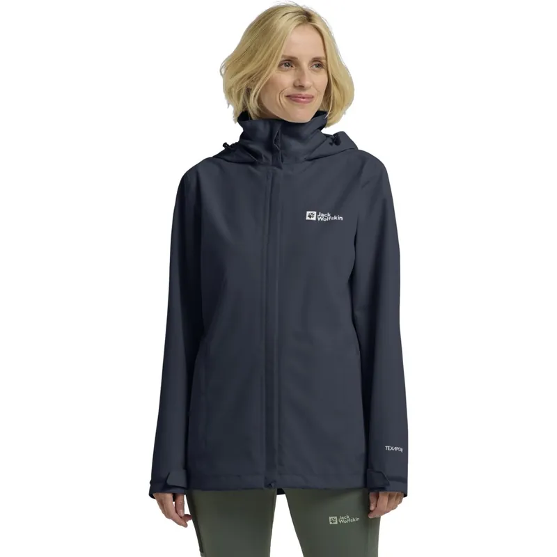 Markenprodukt Jack Wolfskin Trailtime 2L Jacke Damen - midnight sky