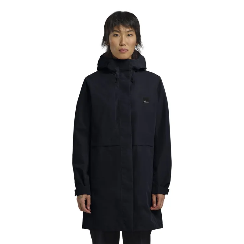 Jack Wolfskin Terraview 2L Mantel Damen - dark navy Preiswert