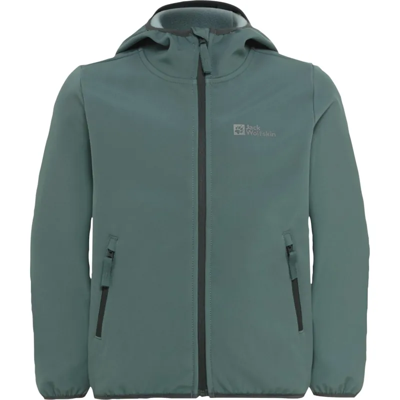 Preisreduziert Jack Wolfskin Fourwinds Jacke Kinder - jade green