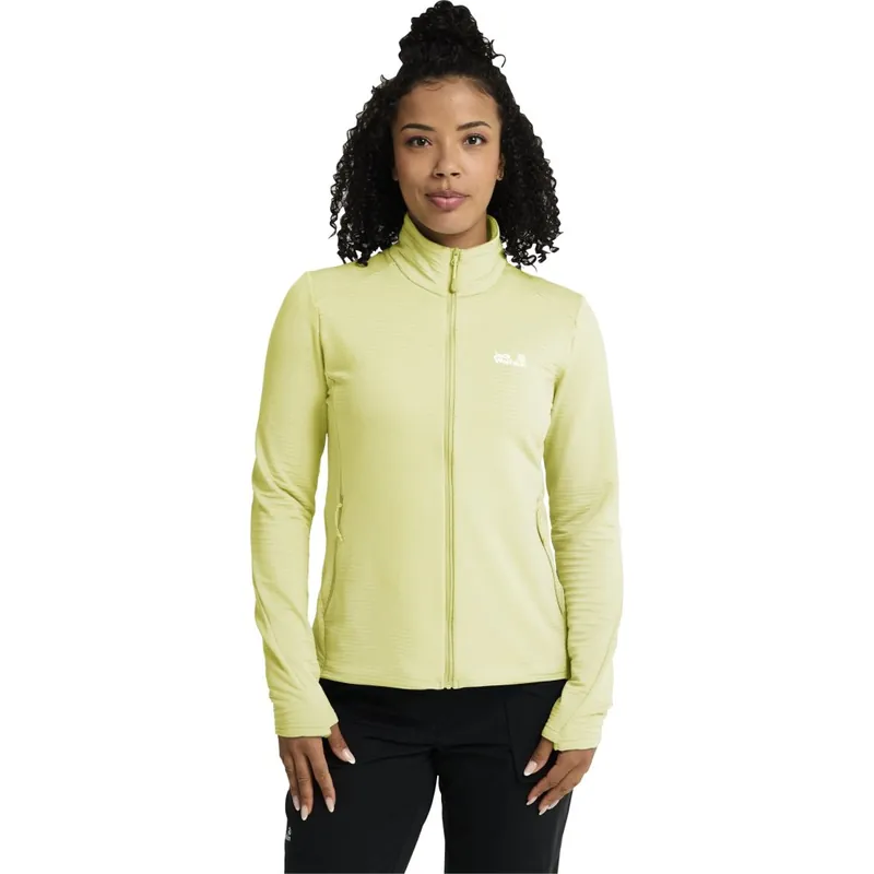Abverkauf Jack Wolfskin Litestride Full Zip Jacke Damen - daisy
