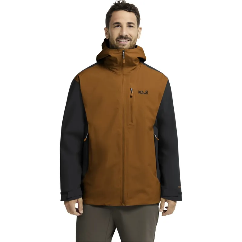 Jack Wolfskin Rainrush 2L Jacke Herren - autumn leaves Zertifiziert