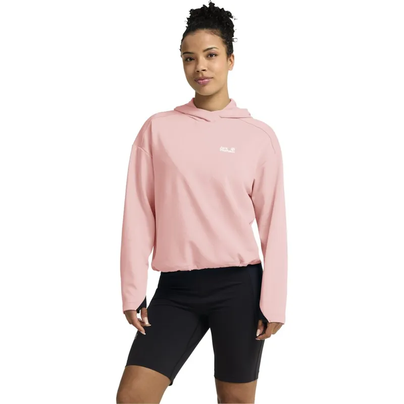 Jack Wolfskin Astrotrail Kapuzenpullover Damen - rosegarden Heißes Angebot