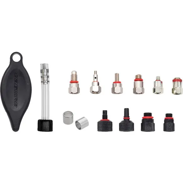 Markenprodukt Jagwire Ersatz-Adapter-Set für Elite Entlüftungsset Mineralöl