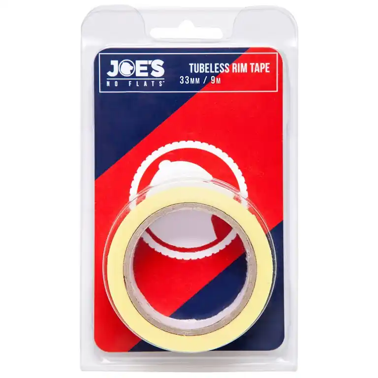 Joe‘s No Flats Yellow Tubeless Felgenband - 33mm x 9m Expressversand