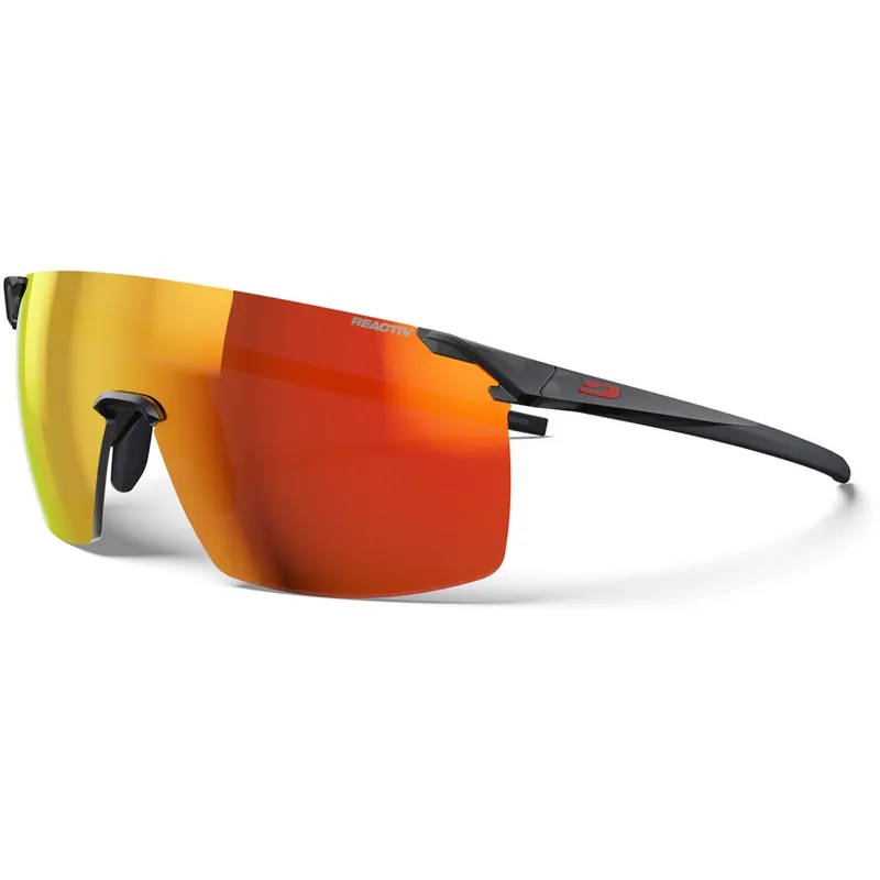 Begrenztes Angebot Julbo Faster M Reactiv 1-3 Light Amplifier Sonnenbrille - Black / Yellow / Multilayer Red