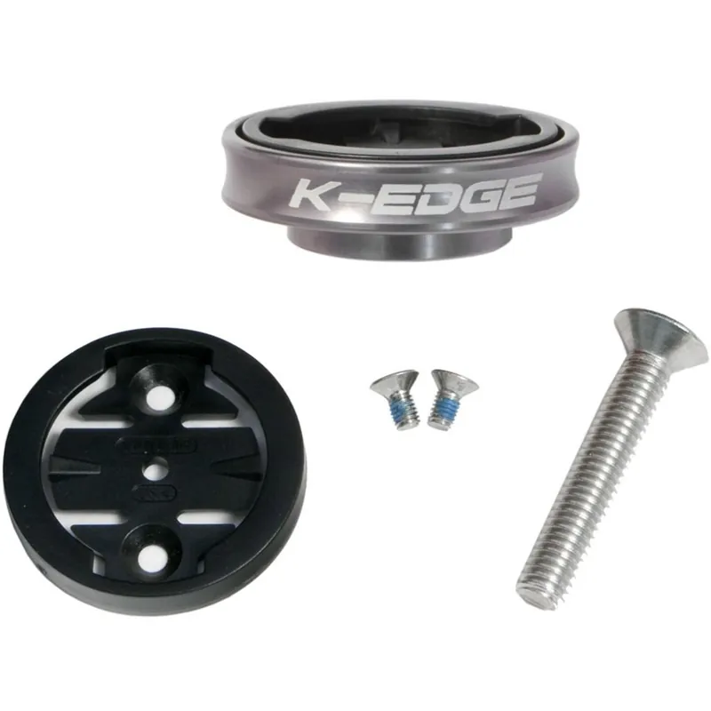 K-Edge Garmin Gravity Top Cap Mount Vorbauhalterung - gunmetal Markenprodukt