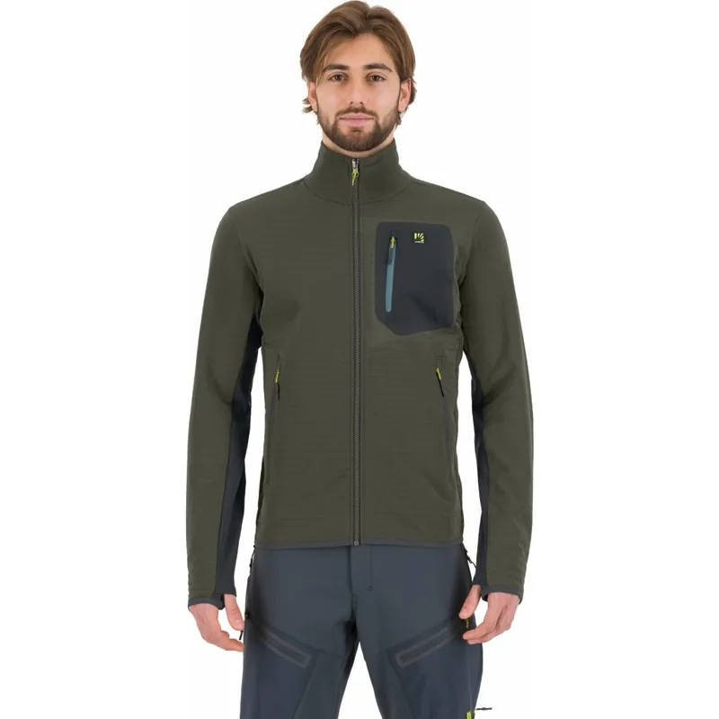 Karpos Marmolada Fleecejacke Herren - deep depths/woodl.gray Preisreduziert