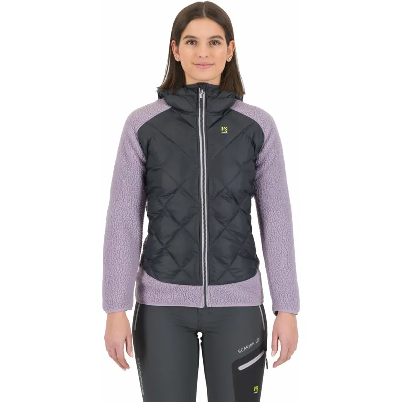 Ausverkauf Karpos Marmarole Retro Jacke Damen - woodl.gray/lavender
