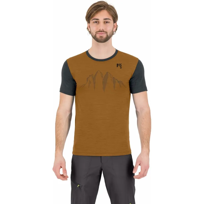 Top-Seller Karpos Taiole Merino T-Shirt Herren - bronze/woodl.gray