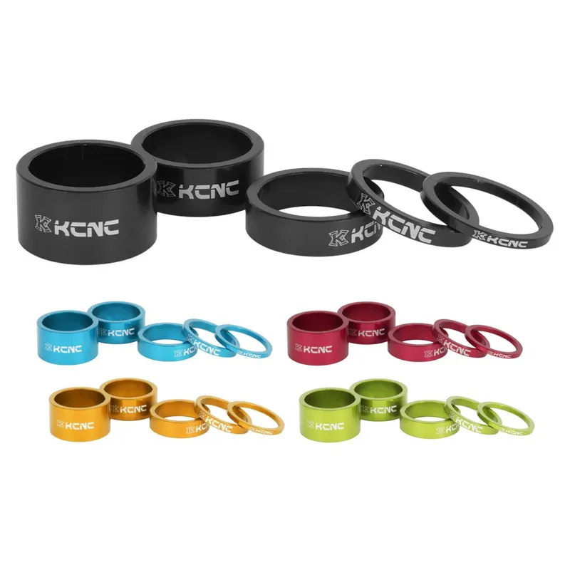 KCNC Steuersatz Spacer Set 1 1/8" (3/5/10/14/20mm) - verschiedene Farben Begrenztes Angebot