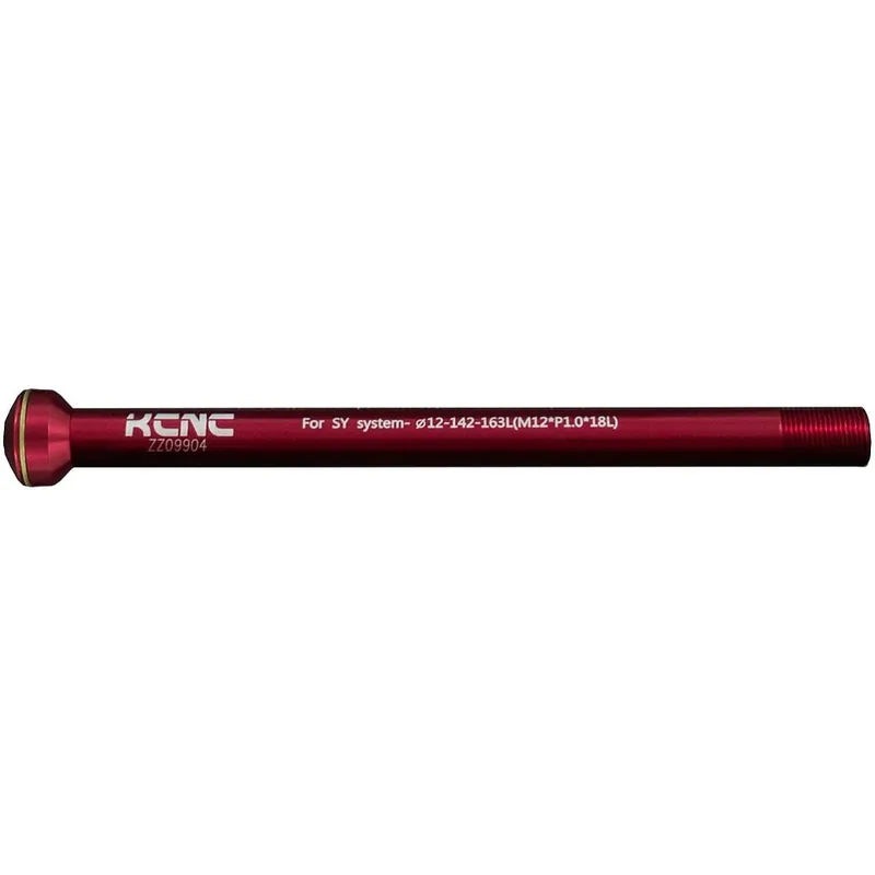 KCNC Steckachse KQR08 - 12x142mm - 6061AL - rot Preisreduziert