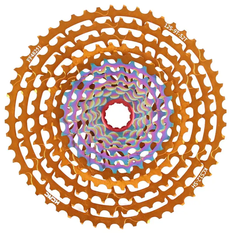 KCNC MTB Kassette 9-52Z für SRAM 12-fach - orange-gold Sonderangebot