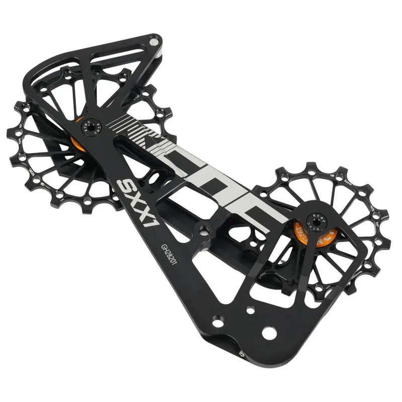 Preisknaller KCNC Jockey Wheel System - mit Schaltungsrädchen - für 12-fach - schwarz