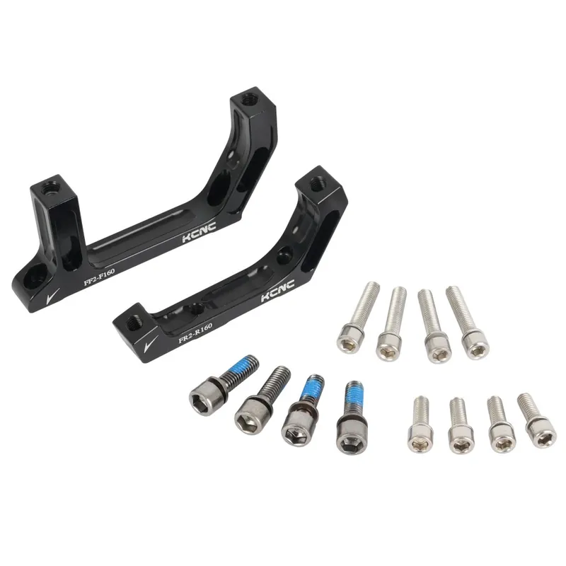 Expressversand KCNC Road Adapter Flat Mount auf Postmount - VR+HR Set - schwarz