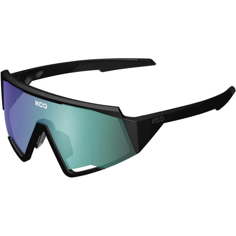 Jetzt Kaufen KOO Spectro Sonnenbrille - Black Matt - Green Mirror