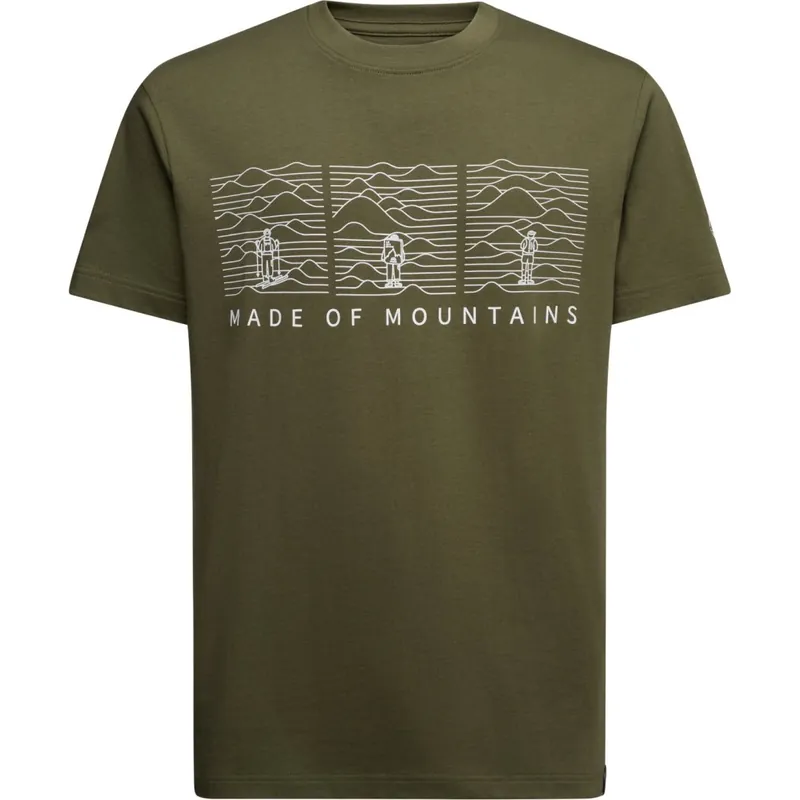 Sale La Sportiva Made of Mountain T-Shirt Herren - Cypress/Chalk