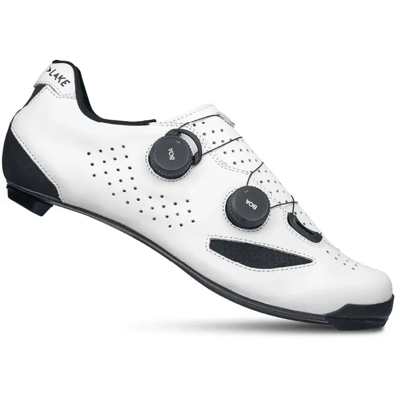 Lake CX239 Rennradschuhe Herren - Breit - weiß/schwarz Begrenztes Angebot