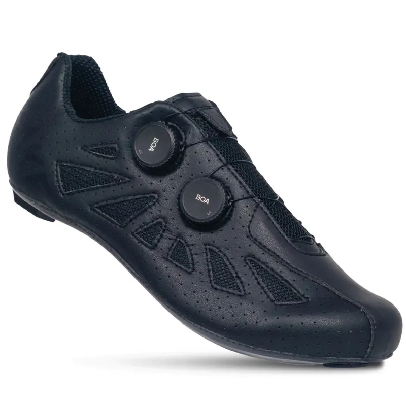 Lake CX302 Rennradschuhe Herren - Breit - schwarz/schwarz Neue Kollektion