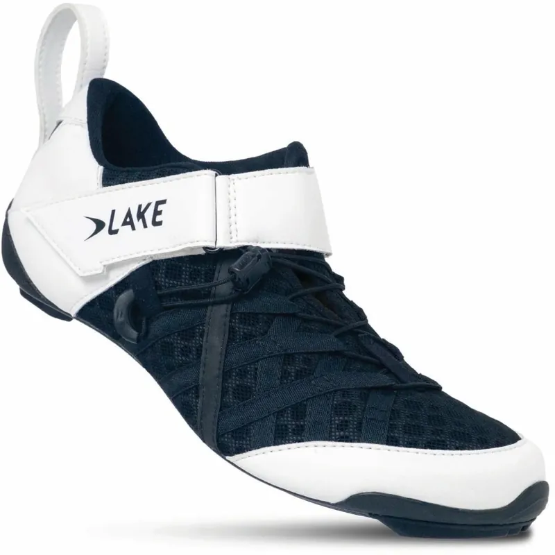 Lake TX224 Triathlonschuhe Herren - Schmal - weiß/schwarz Kracherpreis