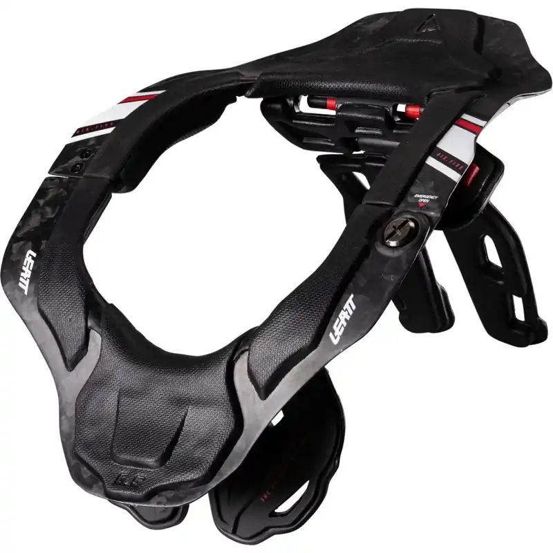 Leatt Neck Brace 6.5 Carbon Nackenschutz - black/white Beliebt