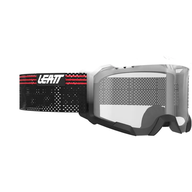 Kracherpreis Leatt Velocity MTB 4.0 X-Flow Iriz Goggle - white silver