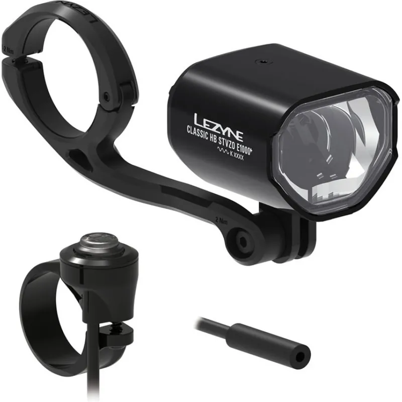 Nur Für Kurze Zeit Lezyne Classic HB E1000+ StVZO E-Bike Frontleuchte - schwarz