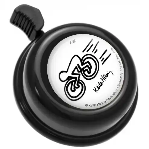 Liix Colour Bell Fahrradklingel - Keith Haring Racing Black Saisonangebot