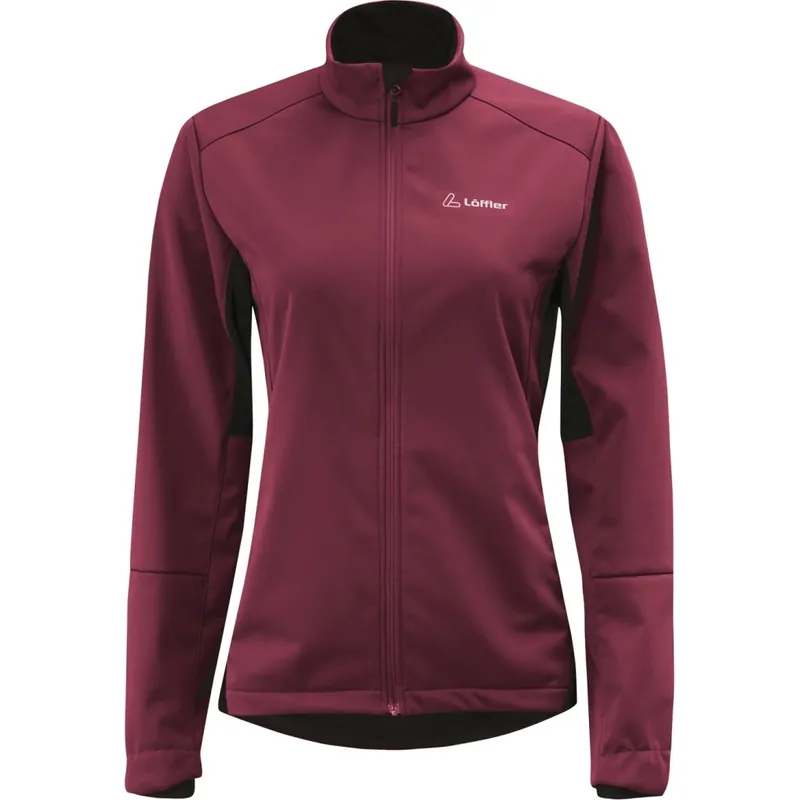 Zertifiziert Löffler Cosma CF Airblocc Warm Bike Jacke Damen - aubergine 536