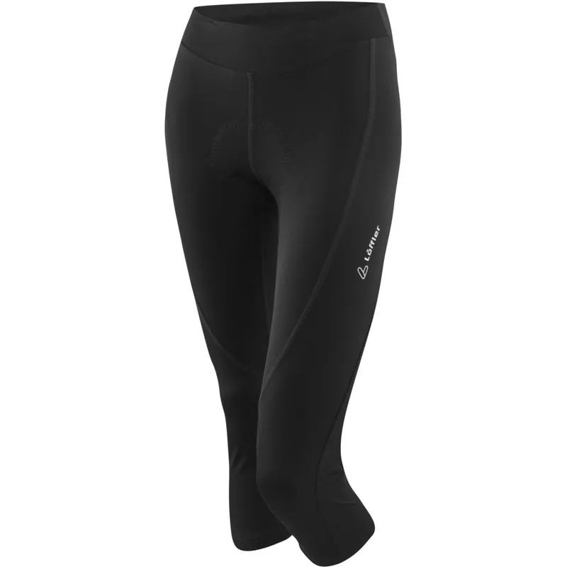 Löffler Tour II 3/4 Bike Tights Damen - schwarz 990 Geprüft