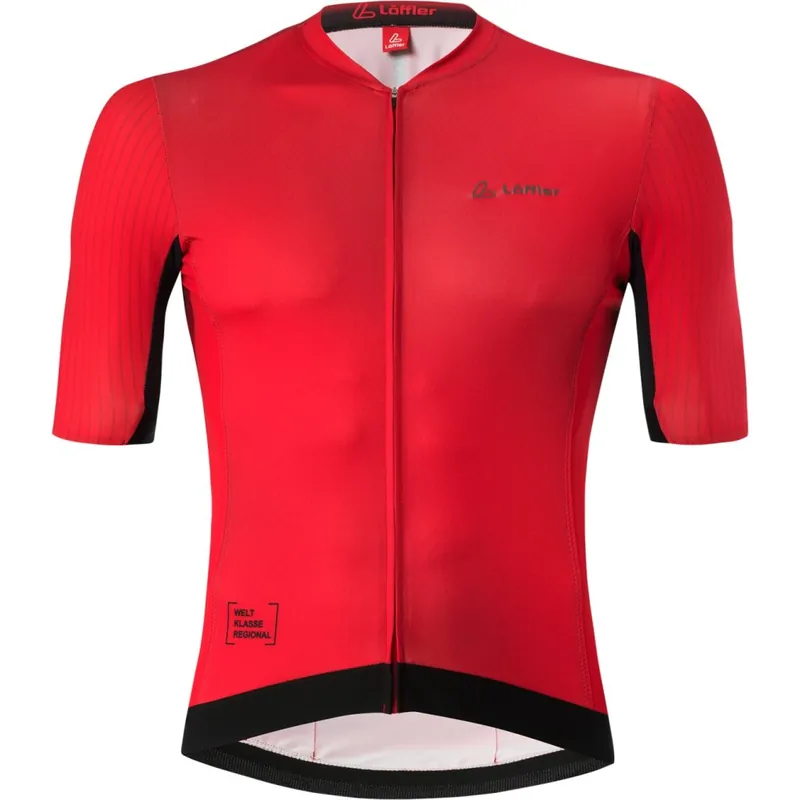 Löffler Curro Hotbond® Full Zip Bike Trikot Herren - red 551 Sonderangebot