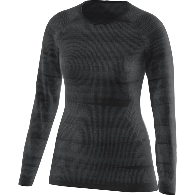 Löffler Transtex® Hybrid Langarm-Unterhemd Damen - schwarz 990 Echt